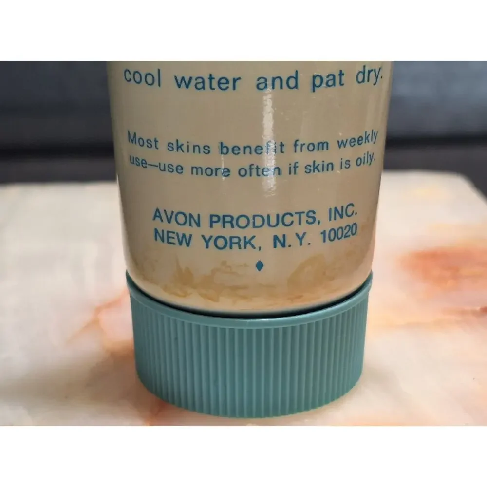Collectible 1960s Avon Fresh & Glow Cucumber Facial Mask 3.5 Oz Full Unused Tube